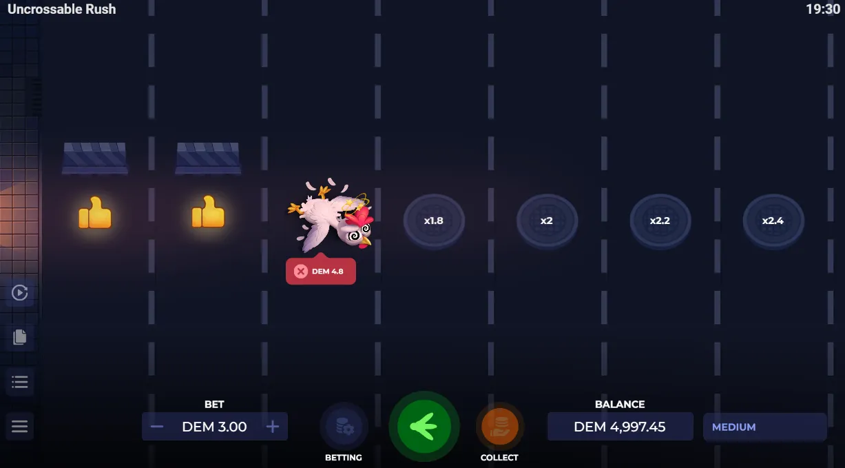 Uncrossable Rush
